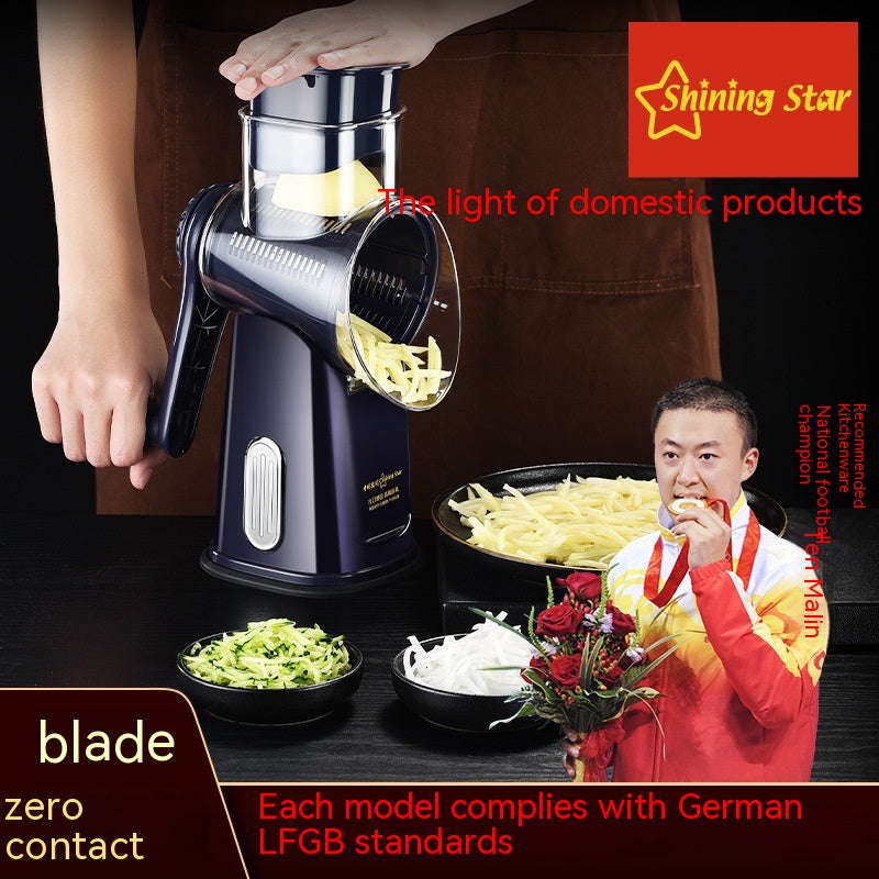 Multi-function Vegetable Chopper Hand Roller Grater Slicer Potato Grater Shredded Vegetable Cutter