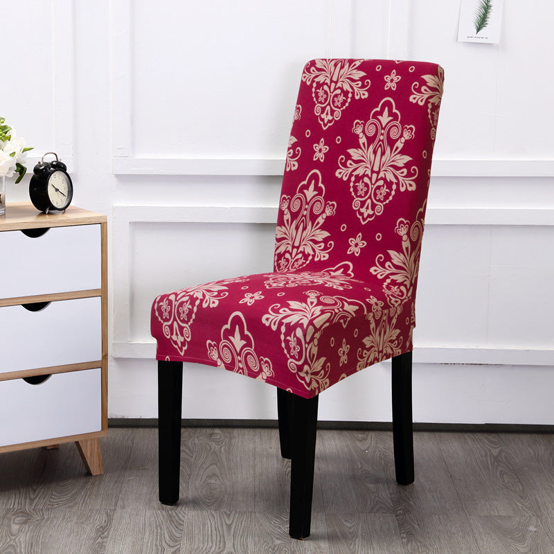 Printed Elastic Chair Cover Household Anti-Fouling Chair Cover