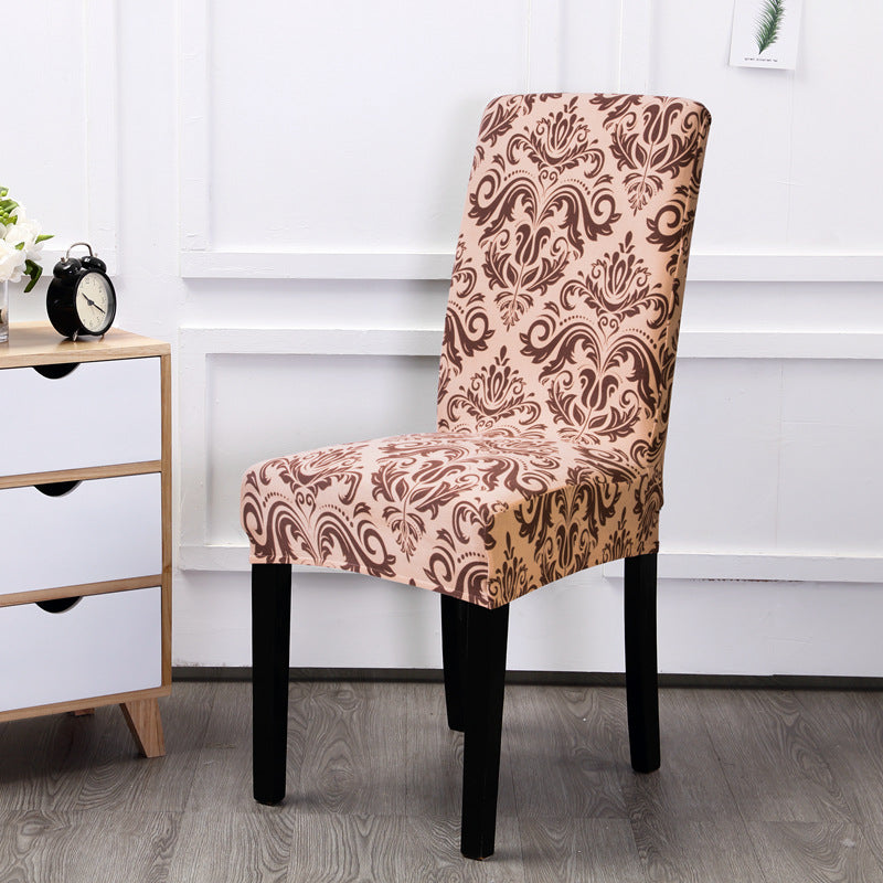 Printed Elastic Chair Cover Household Anti-Fouling Chair Cover