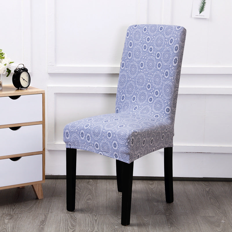 Printed Elastic Chair Cover Household Anti-Fouling Chair Cover