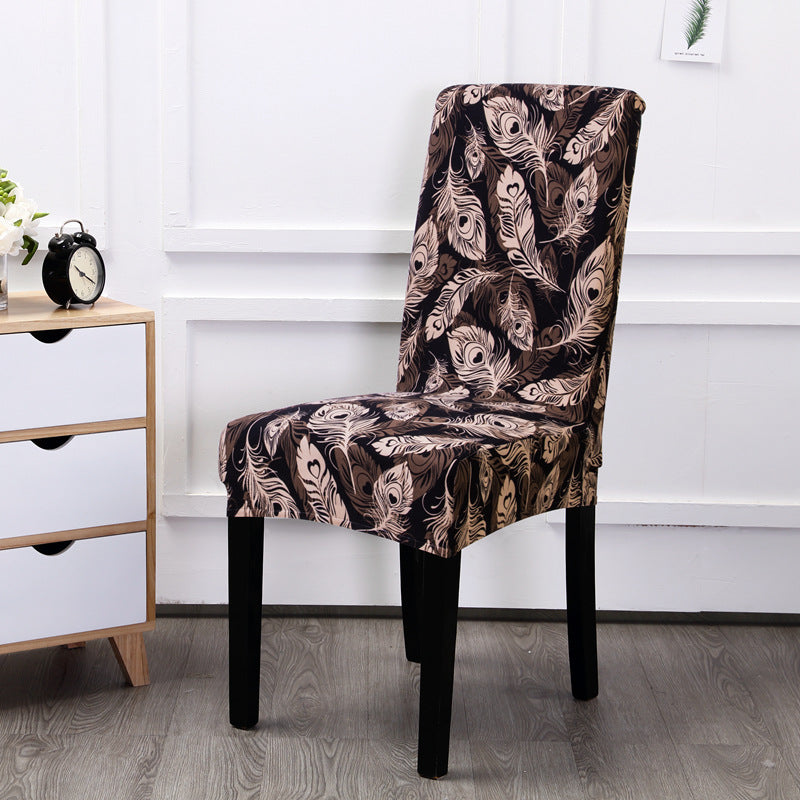 Printed Elastic Chair Cover Household Anti-Fouling Chair Cover