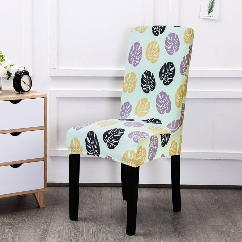 Printed Elastic Chair Cover Household Anti-Fouling Chair Cover