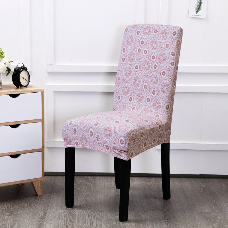 Printed Elastic Chair Cover Household Anti-Fouling Chair Cover