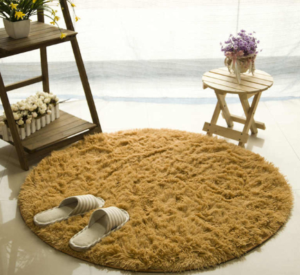 Fluffy Round Rug Carpets For Living Room Decor