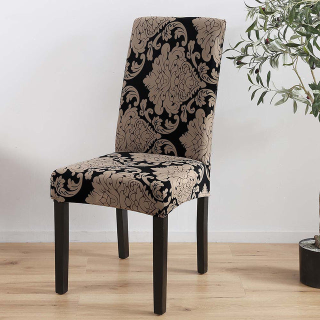 Printed dining chair cover