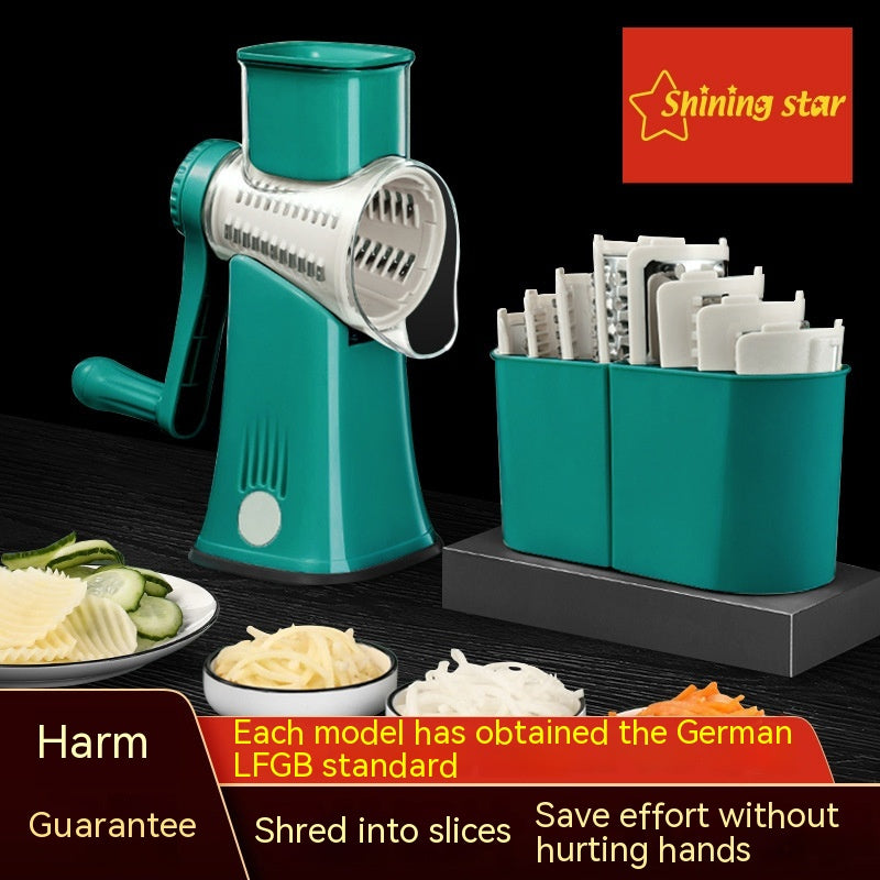 Multi-function Vegetable Chopper Hand Roller Grater Slicer Potato Grater Shredded Vegetable Cutter